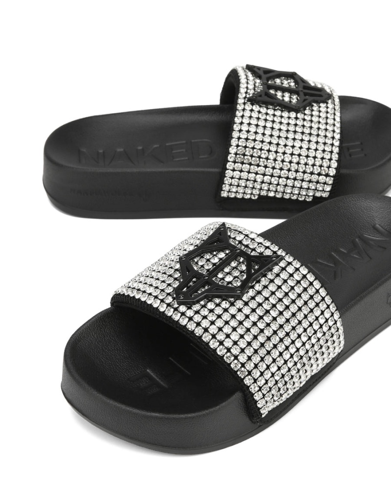 Naked Wolfe Coast Diamonds Sandaler Dame Sort | DEO6215PO