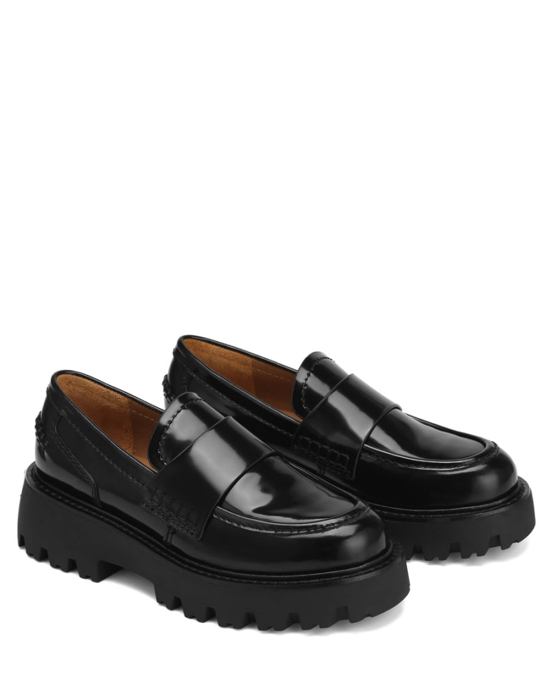 Naked Wolfe Flawless Box Loafers Dame Sort | OVZ947FE