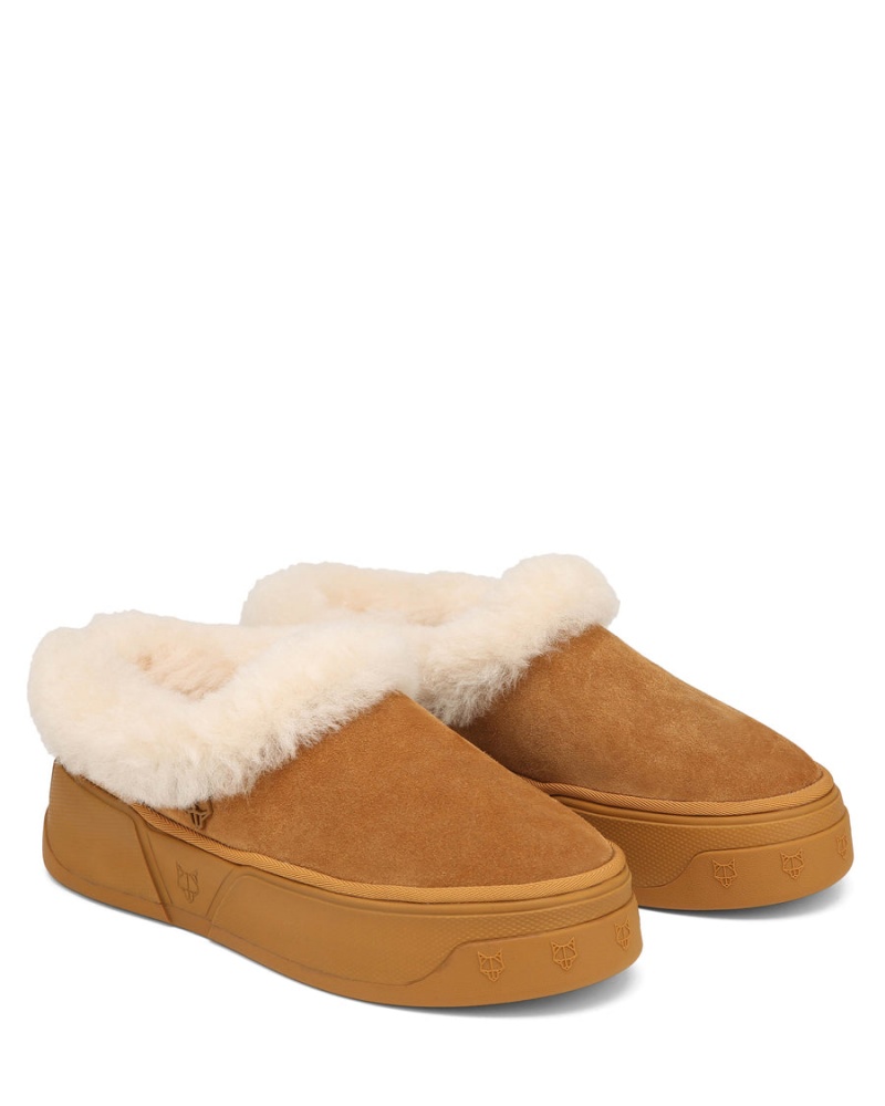 Naked Wolfe K-02 Shearling Støvler Herre Brune | KMD2618IH