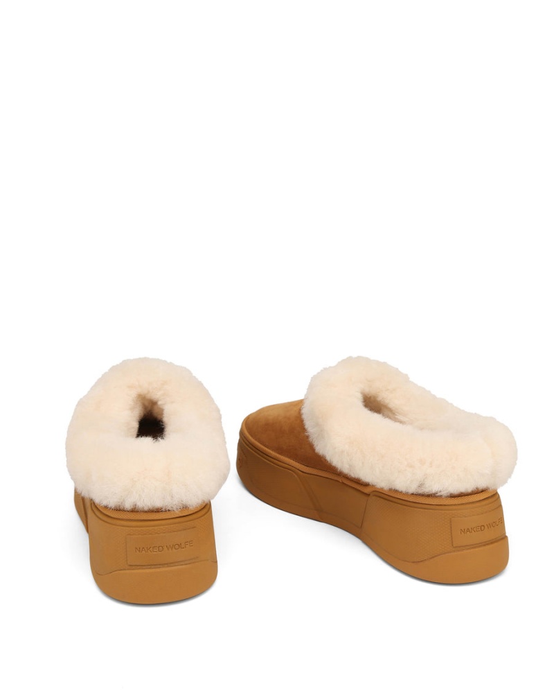 Naked Wolfe K-02 Shearling Støvler Herre Brune | KMD2618IH