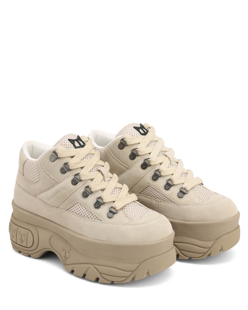 Naked Wolfe Slash Kid Ruskind Sneakers Dame Lysekhaki | XYI8937TB