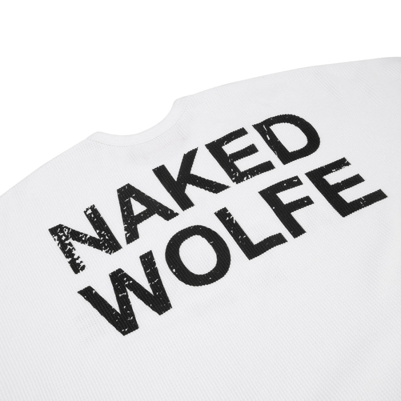 Naked Wolfe Thermal Sweatshirts Herre Hvide | JMY3374YD