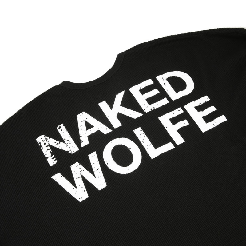 Naked Wolfe Thermal Sweatshirts Herre Sort | ZNS2331SG